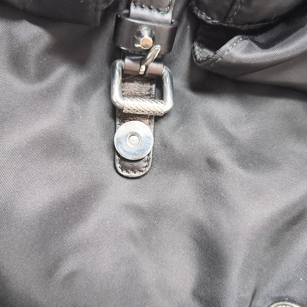 Nylon Backpack Black