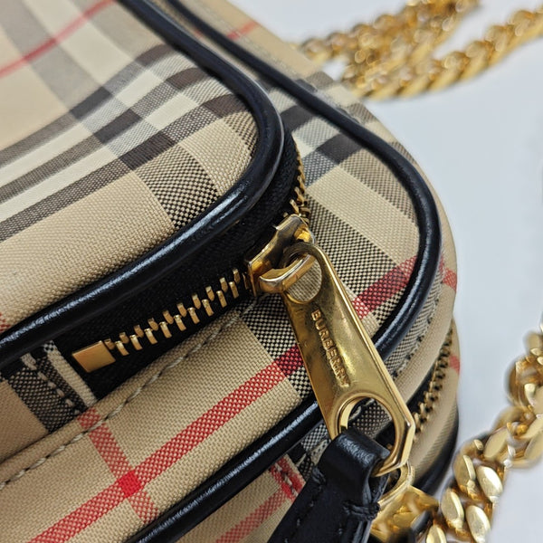 Fabric Shoulder Bag Brown