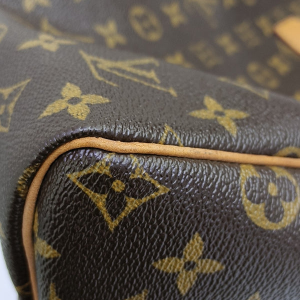SPEEDY 30 Monogram Coated Canvas Brown