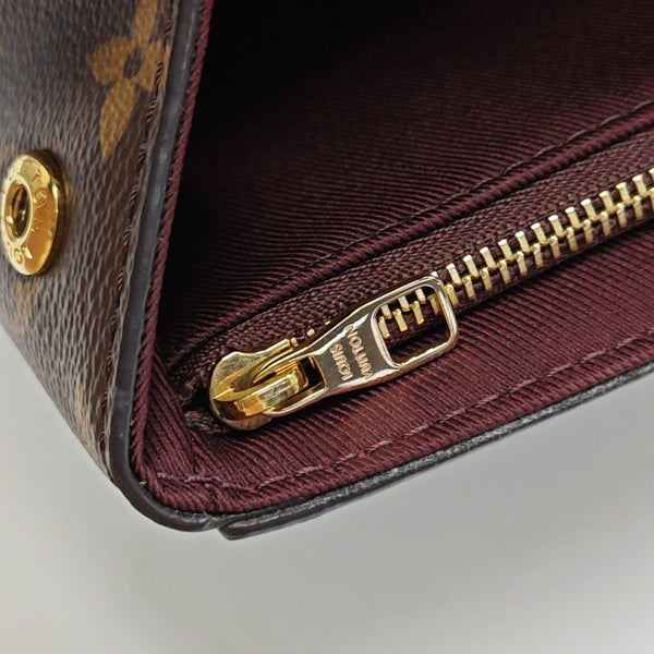 CLUNY MM Monogram Coated Canvas Brown