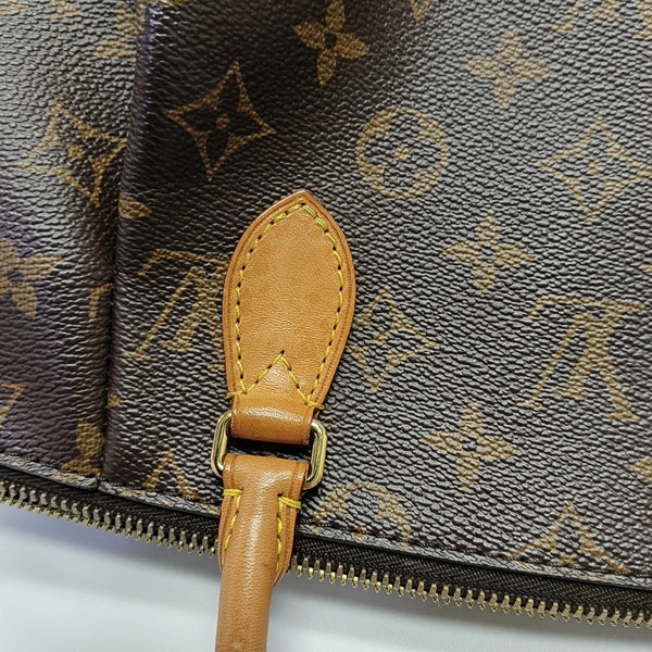 TURENNE Monogram Coated Canvas Brown