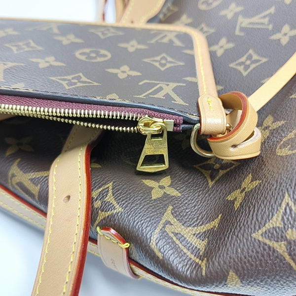 CARRYALL PM Monogram Coated Canvas Brown