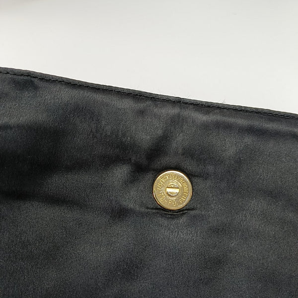 Bolso de mano de nailon negro