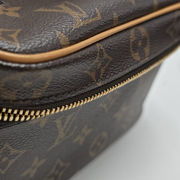 NICE Mini Monogram Coated Canvas Brown