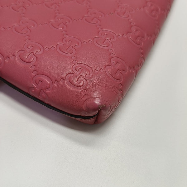 Monogram Calfskin Top Handle Bag Pink