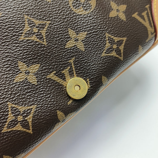DIANE Monogram Coated Canvas Brown