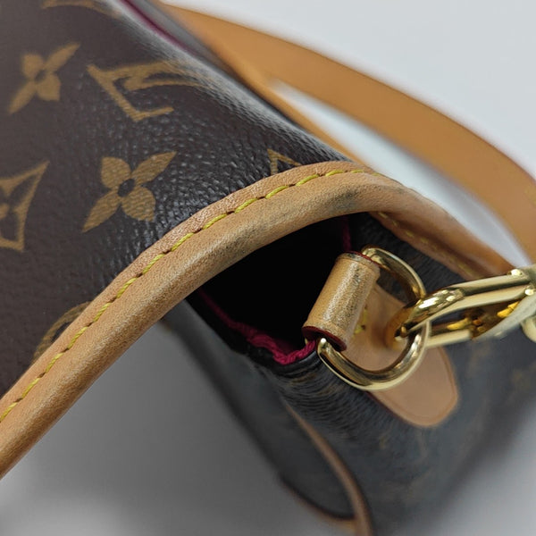 DIANE Monogram Coated Canvas Brown