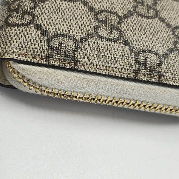 Monogram Coated Canvas Wallet Brown