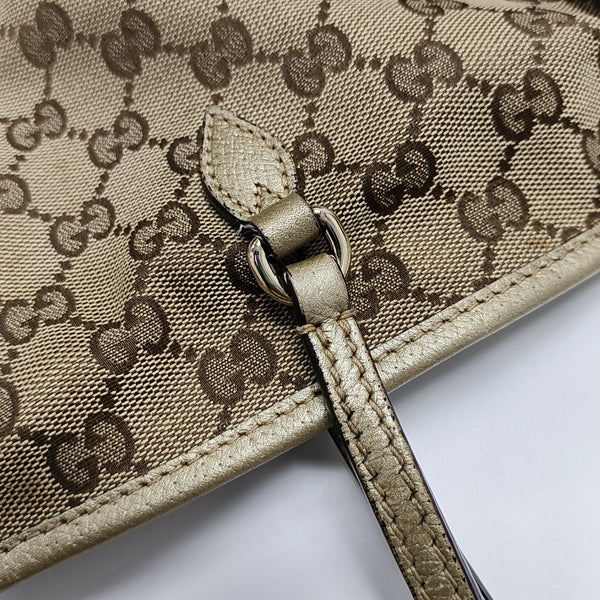 Bree Monogram Canvas Beige