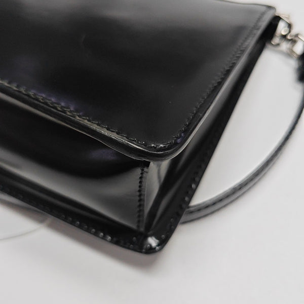 Calfskin Top Handle Bag Mini Black