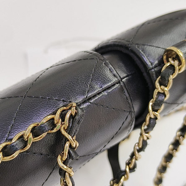 Quilted Lambskin Black