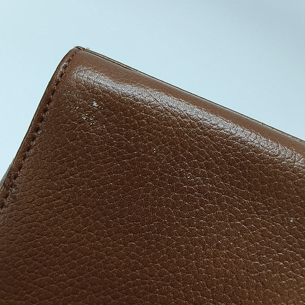 Calfskin Top Handle Bag Brown
