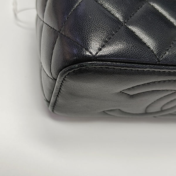 VANITY CASE Small Quilted Lambskin Black