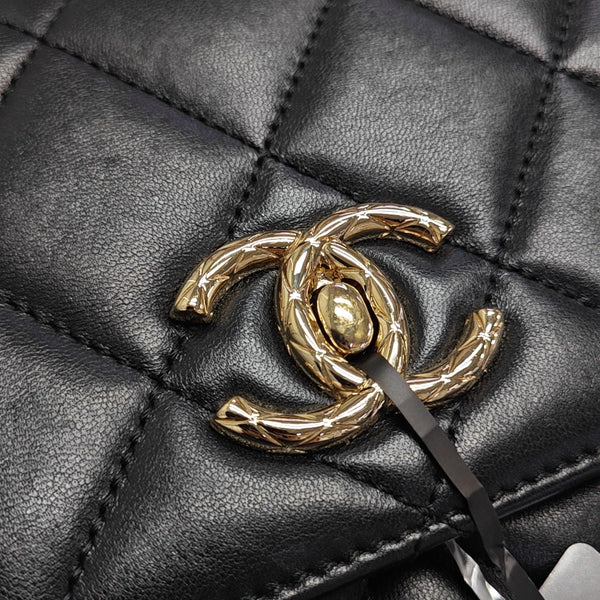TRENDY CC Quilted Lambskin Black