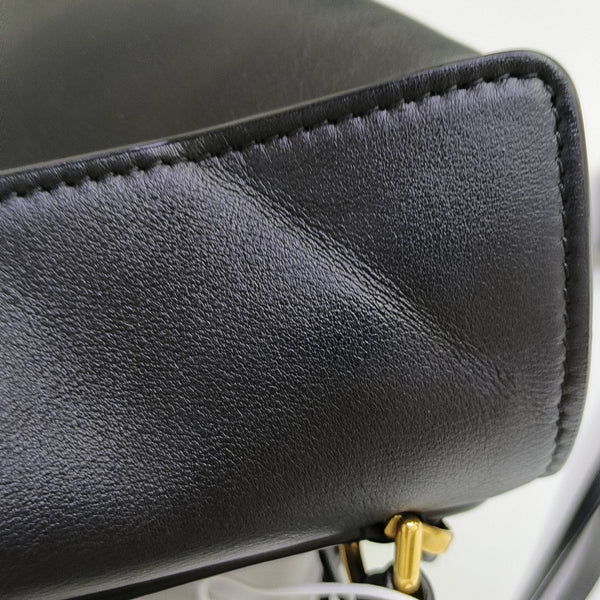 Calfskin Shoulder Bag Mini Black