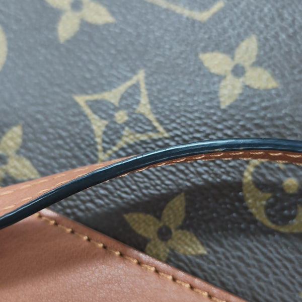 LOCKY BB Monogram Coated Canvas Brown