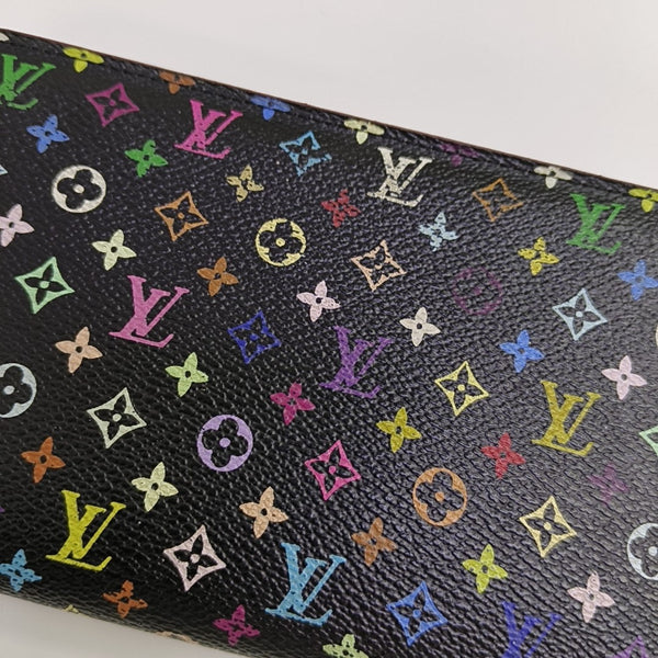 LV × TM INSOLITE Monogram Coated Canvas Black Wallet