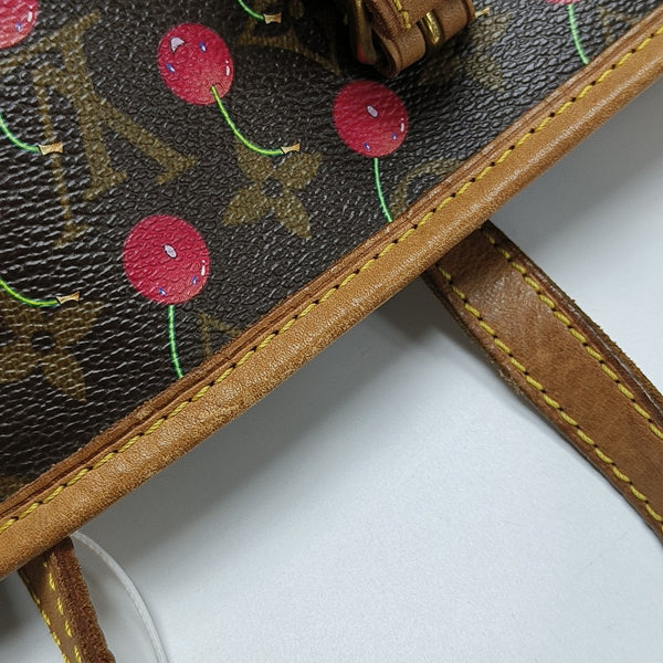 BUCKET PM Monogram Coated Canvas Brown