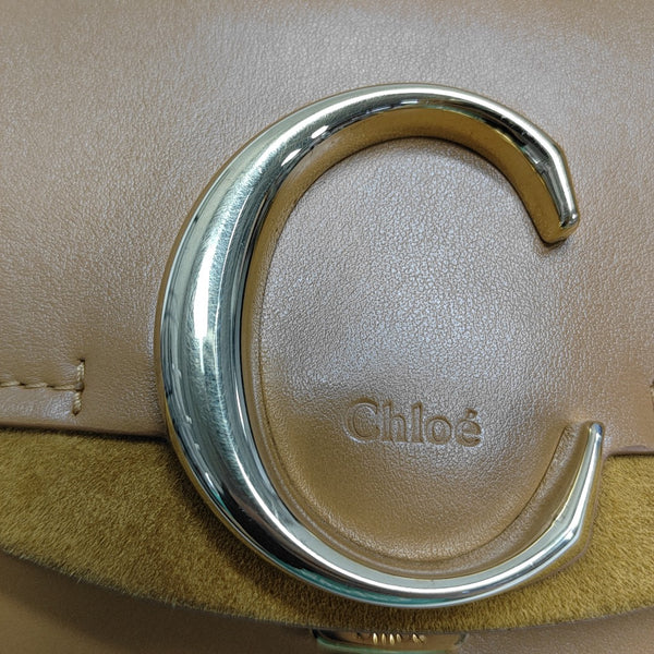 Chloé C Mini Calfskin Brown