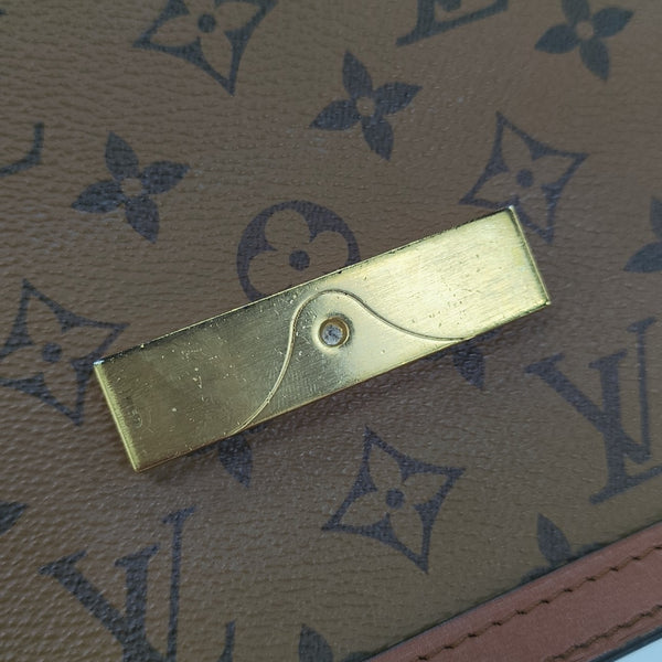 DAUPHINE MM Monogram Coated Canvas Brown