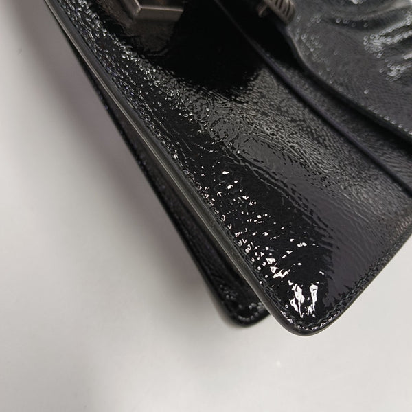 Dionysus Medium Patent Leather Black