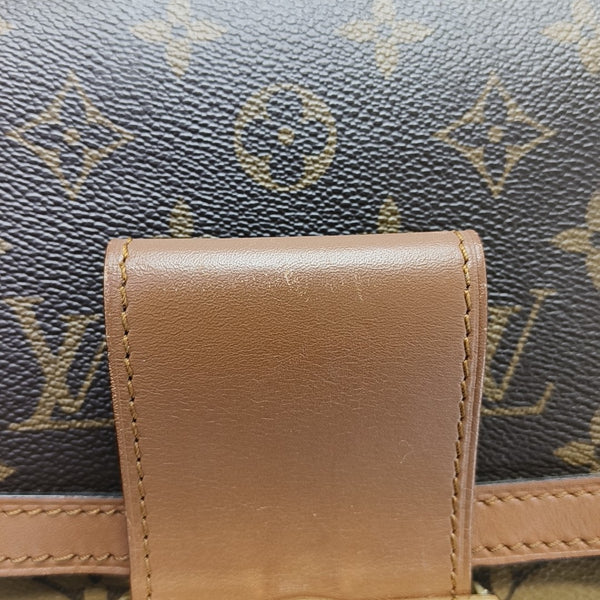 DAUPHINE MM Monogram Coated Canvas Brown
