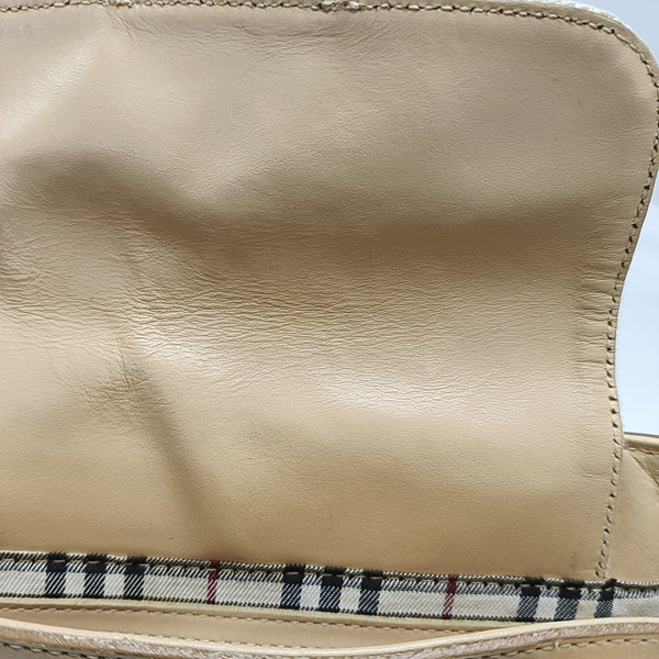 Canvas Top Handle Bag White