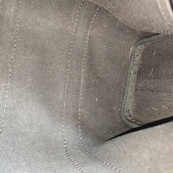 KEEPALL 25 Monogram Coated Canvas Black