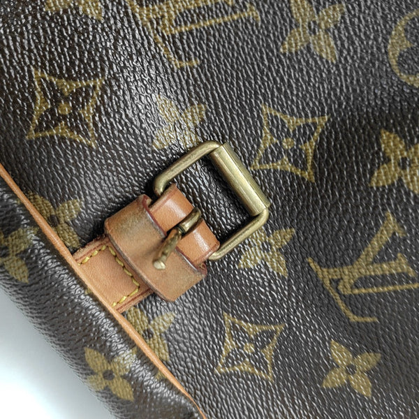 SAUMUR 30 Monogram Coated Canvas Brown