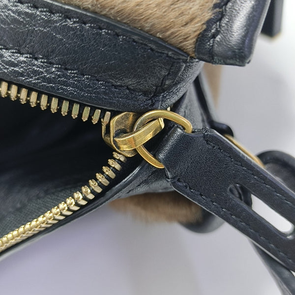Horsehair Shoulder Bag Brown