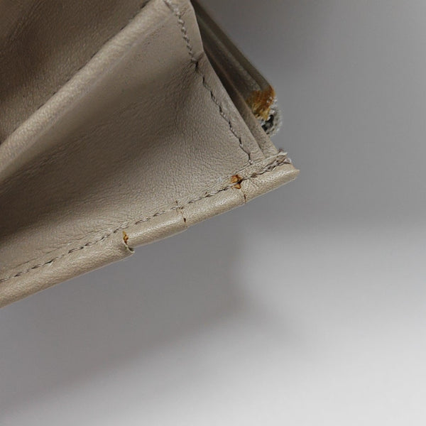 Coated Canvas Wallet Gray