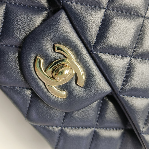 CLASSIC FLAP Mini Quilted Lambskin Blue
