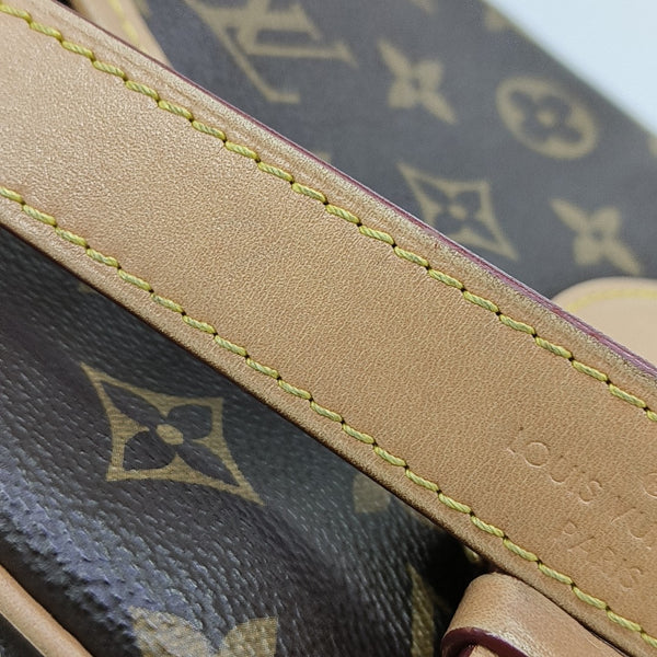DIANE Monogram Coated Canvas Brown