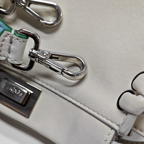 Peekaboo Mini Calfskin White