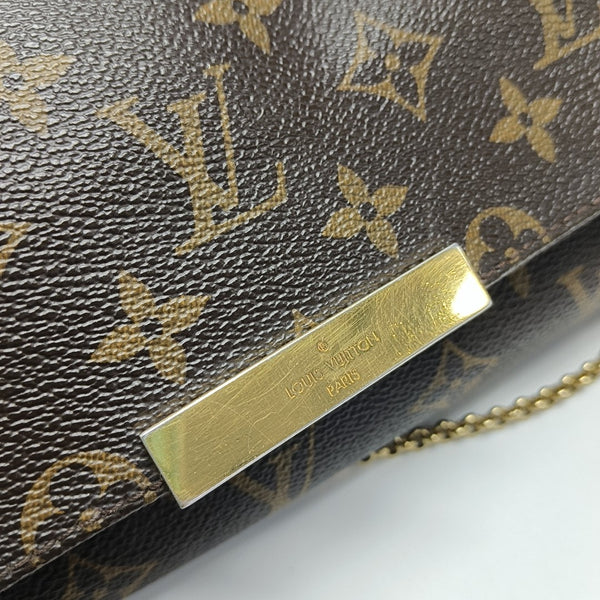 FAVORITE PM Monogram Coated Canvas Brown