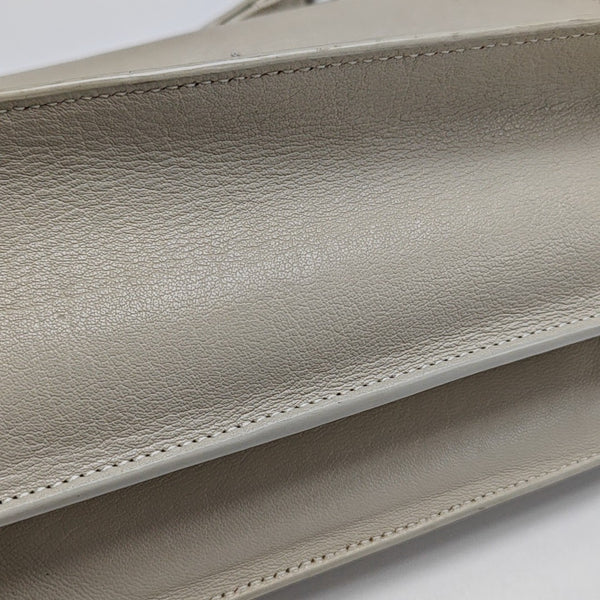 Calfskin Shoulder Bag White