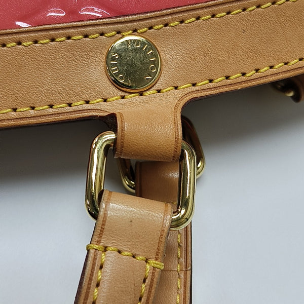 BREA MM Monogram Patent Leather Pink