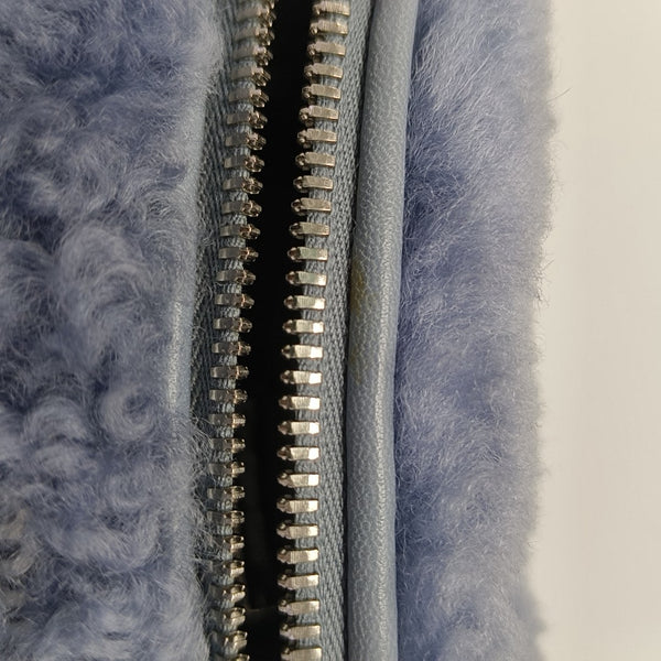 Sheepskin Belt Bag Blue