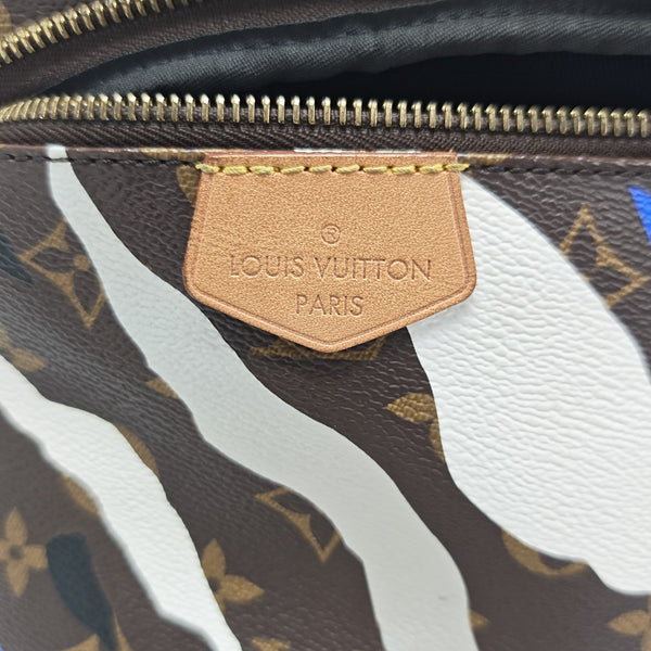 BUMBAG Monogram Coated Canvas Brown