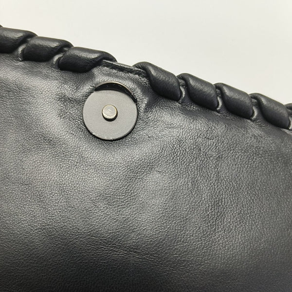 Lambskin Shoulder Bag Black