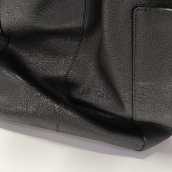 Calfskin Shoulder Bag Black