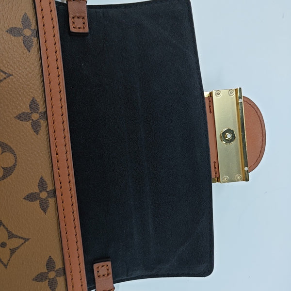 DAUPHINE WOC Monogram Coated Canvas Brown