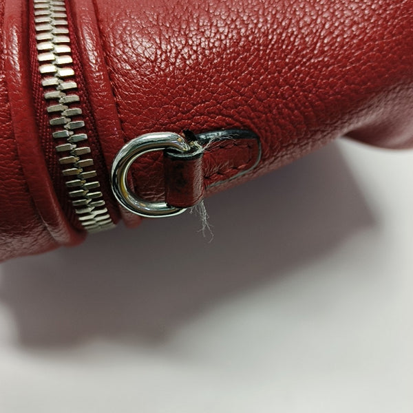 Calfskin Shoulder Bag Red