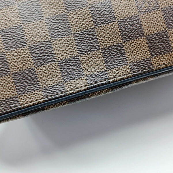 Damier Ebene Coated Canvas Brown