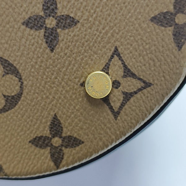 CANNES PM Monogram Coated Canvas Brown