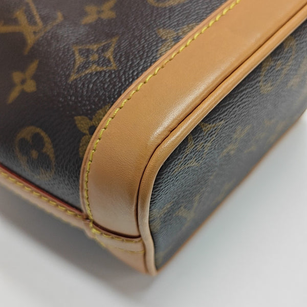 NOÉ Nano Monogram Coated Canvas Brown