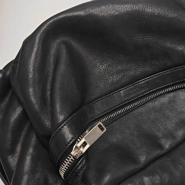 Calfskin Backpack Black