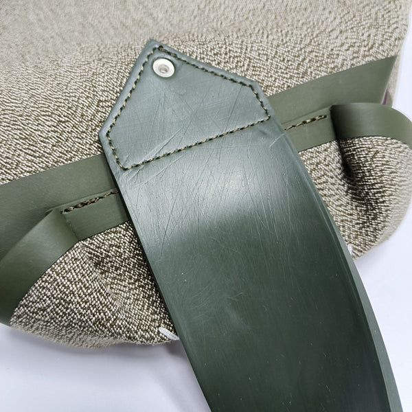 Fabric Crossbody Bag Green