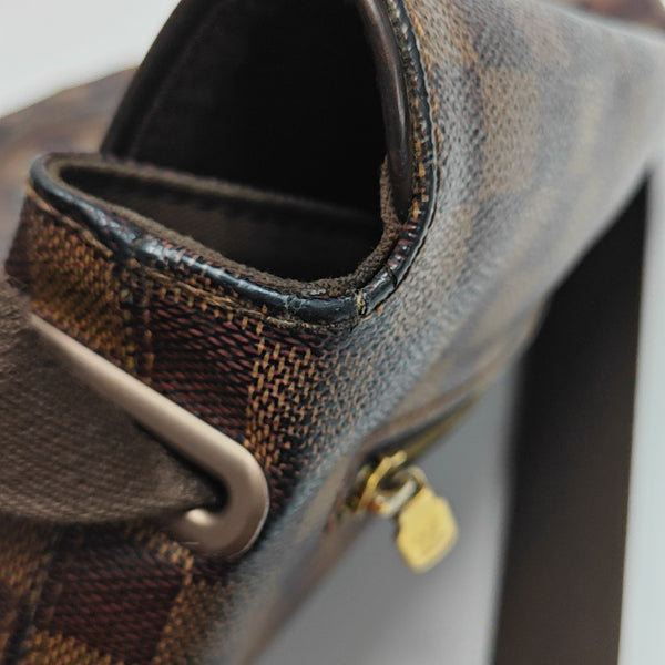 BROOKLYN Damier Ebene Coated Canvas Brown