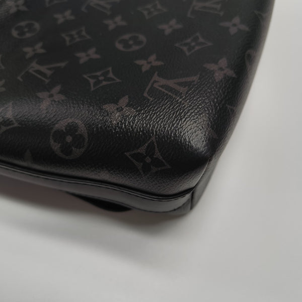 DISTRICT MM Monogram Coated Canvas Black